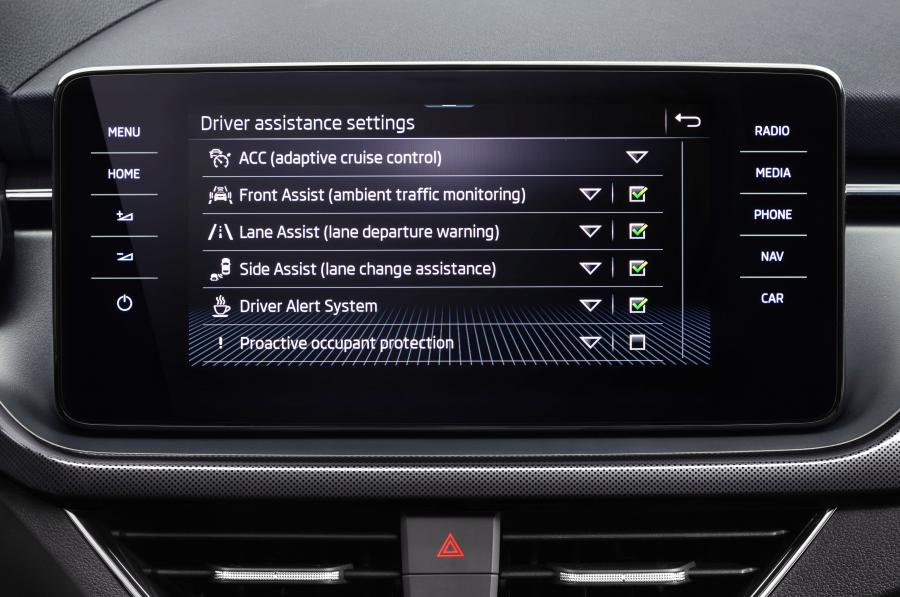 Детали интерьера Skoda Kamiq 2019 года  (WW) (фото 98 из 217)